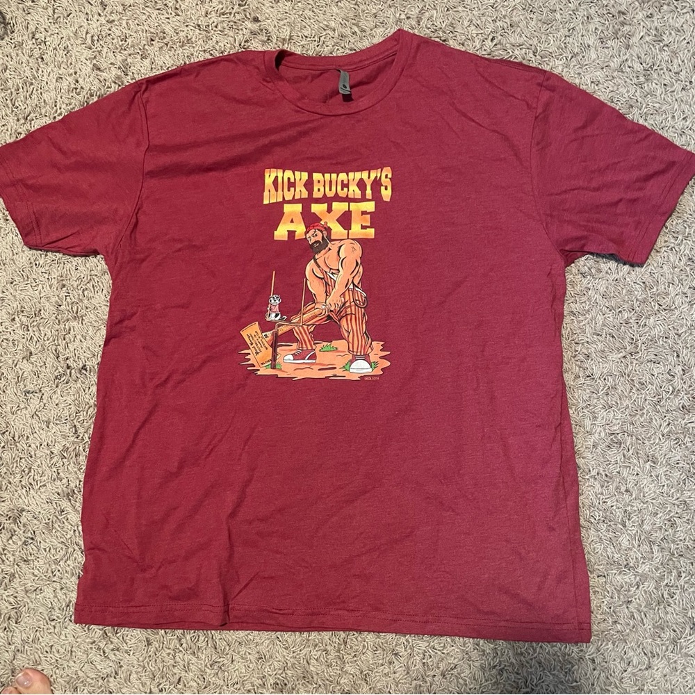 Minnesota Gophers Paul Bunyan’s Axe Wisconsin Rivalry Tshirt NWOT XXL Skolsota